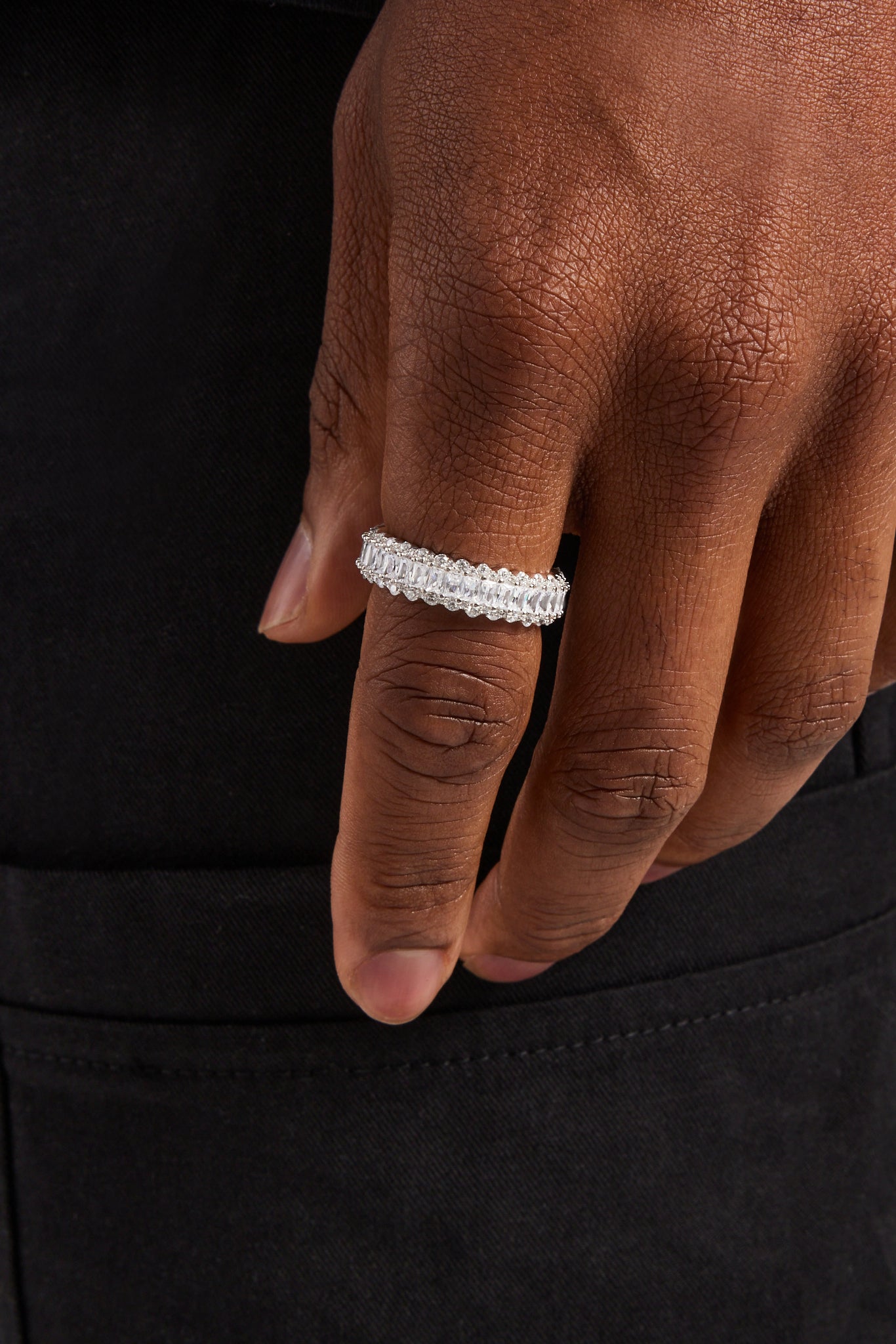 Eisiger Baguette-Bandring